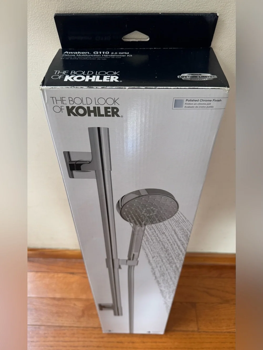 Kohler K-99242-CP Awaken G110 2.0 GPM Deluxe Multifunction Handshower Kit